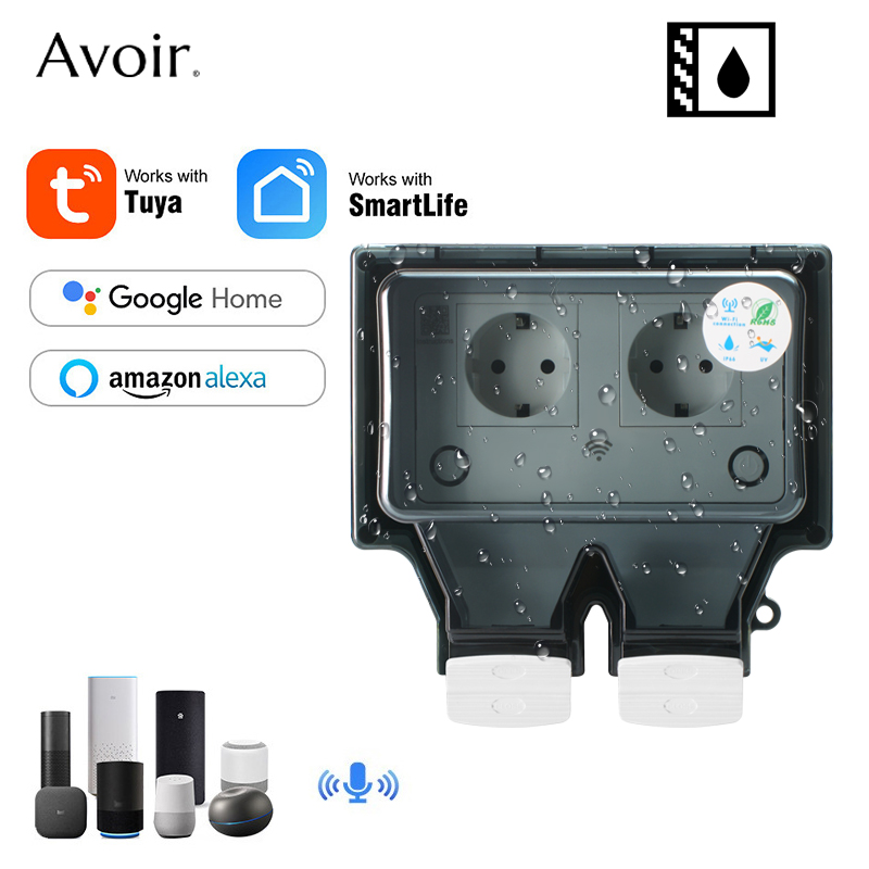 Avoir Tuya Wall Electrical Soc - Outdoor Power Rack ulasan dan harga