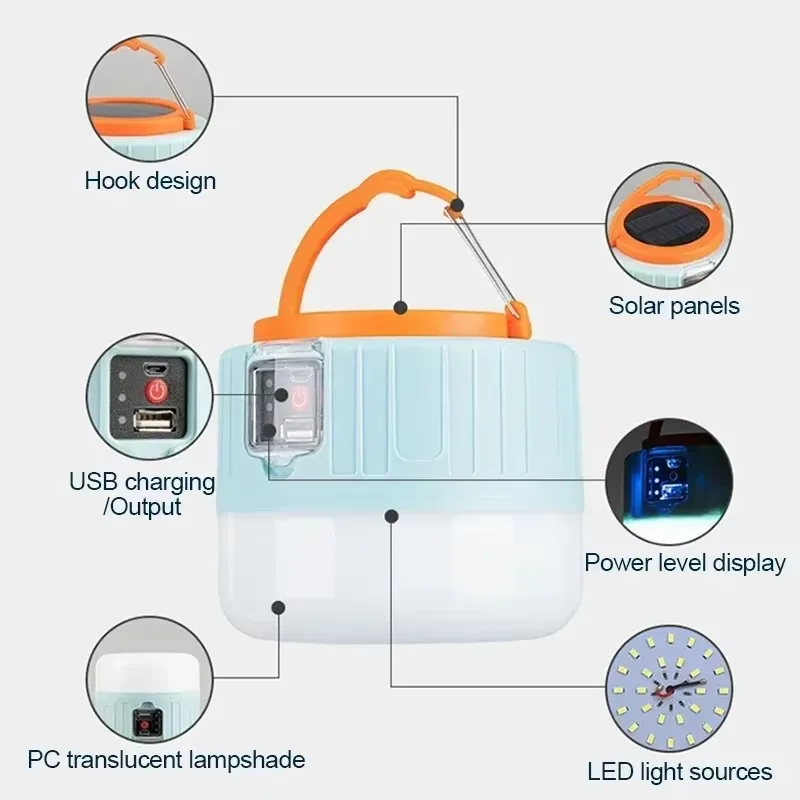 Solar Camping Lantern Recharge - Outdoor Power Works ulasan dan harga