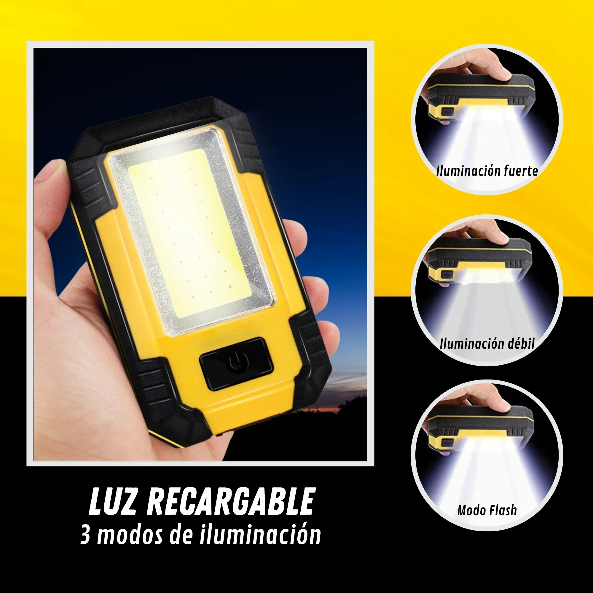 4000MaH Rechargeable Work Ligh - Outdoor Power Works ulasan dan harga