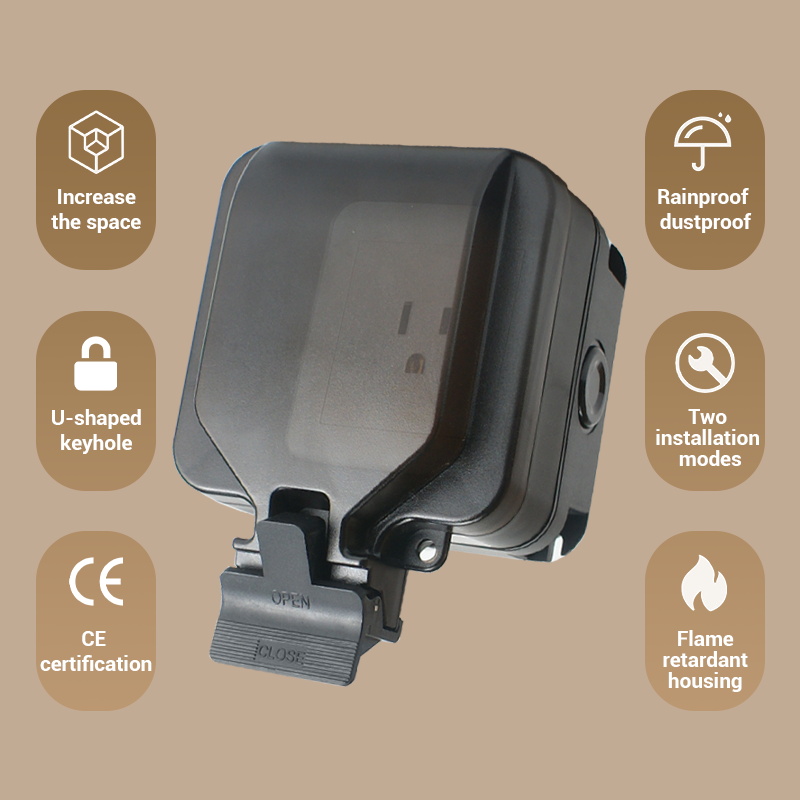 Avoir IP66 Wall Waterproof Soc - Outdoor Power Rack ulasan dan harga