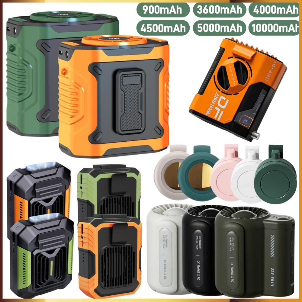 Mini Travel Wearable Waist Fan - Outdoor Power Works ulasan dan harga