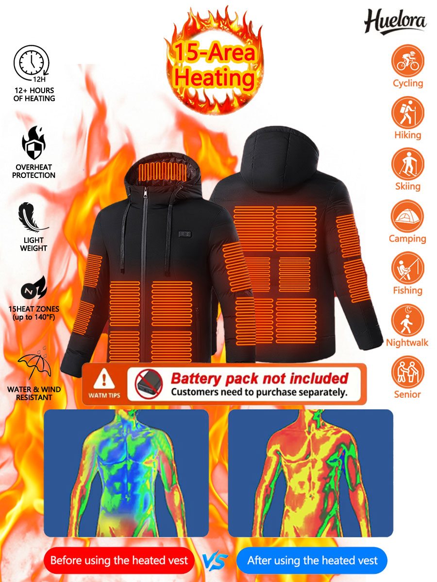Huelora 11 Area Heated Jacket  - Outdoor Power Works ulasan dan harga