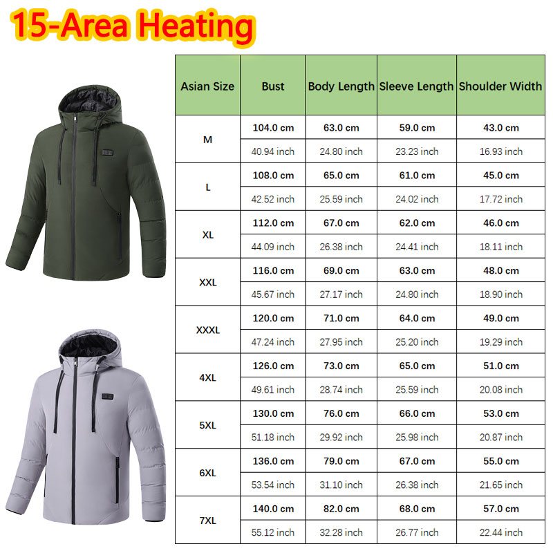 Huelora 11 Area Heated Jacket  - Outdoor Power Works ulasan dan harga